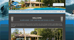 Desktop Screenshot of ecole-surf-camp-landes.com