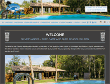 Tablet Screenshot of ecole-surf-camp-landes.com